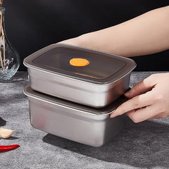 4 Pcs Stainless Steel Food Container