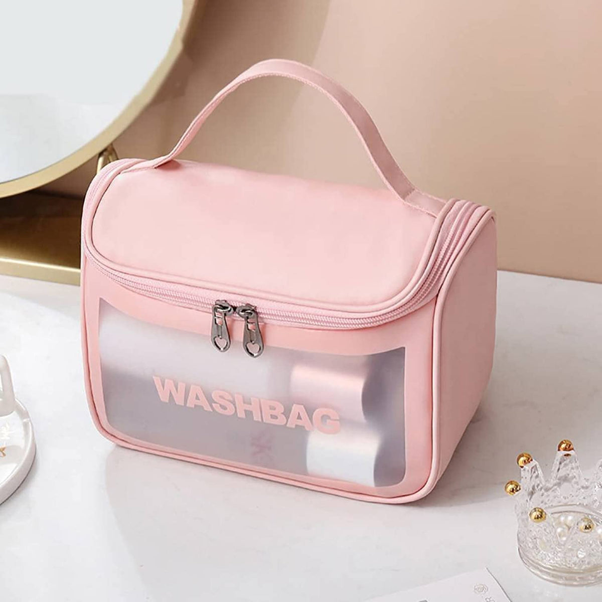 Travel Cosmetic Storage Bag-Pink