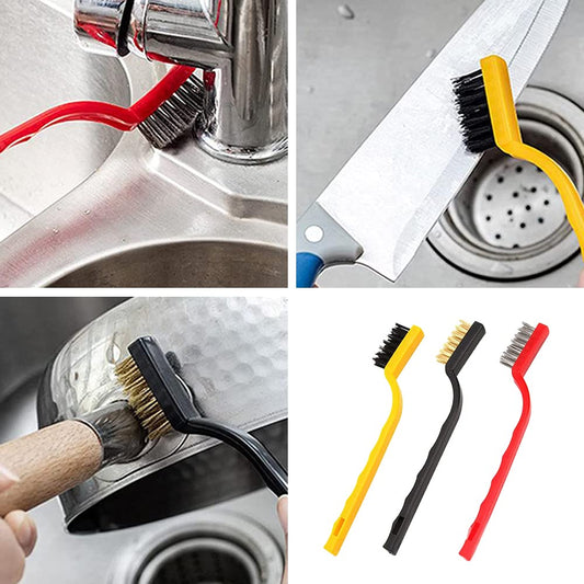 3 Pcs Mini Wire Brush Set
