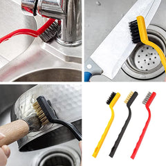 3 Pcs Mini Wire Brush Set
