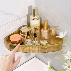 Acrylic Corner Bathroom Shelf