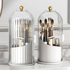 Rotating Cosmetics Brush Organizer