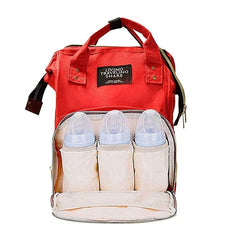 Large Capacity Baby Diaper Bag-Red
