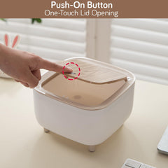 Square Style Mini Trash Can