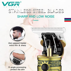 VGR V-228 Professional Hair Trimmer with LED Display