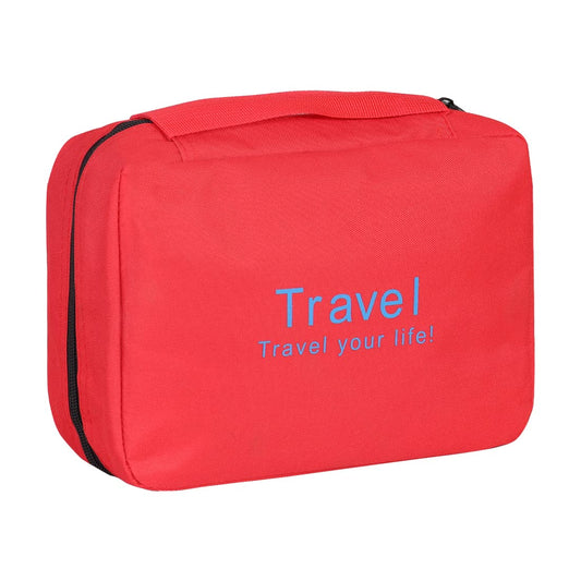 Travel Toiletery Storage Bag -Red