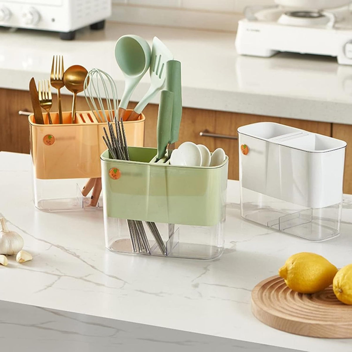 Acrylic Thickened Cutlery Holder