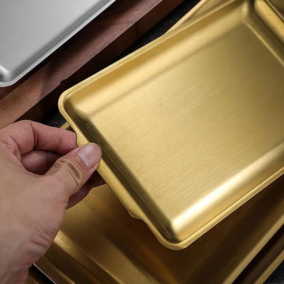 Golden Rectangle Serving Tray (36*20)