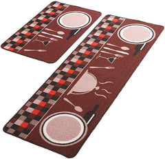 Pair of Non-Slip Kitchen Mat-D3