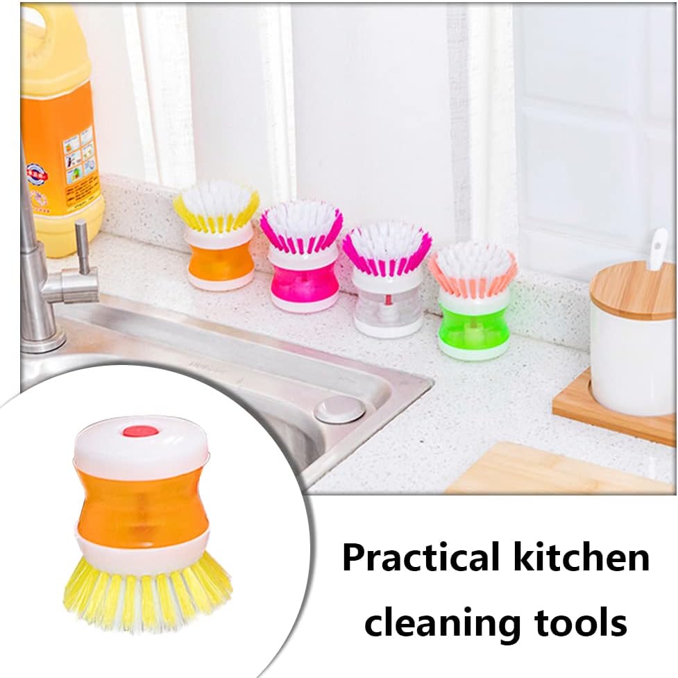 Soap Dispensing Cleaning Brush