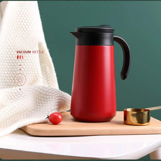 Double Walled Vacuum Thermos-Red