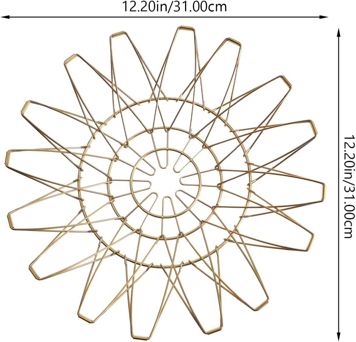 Multipurpose Metal Golden Foldable Basket
