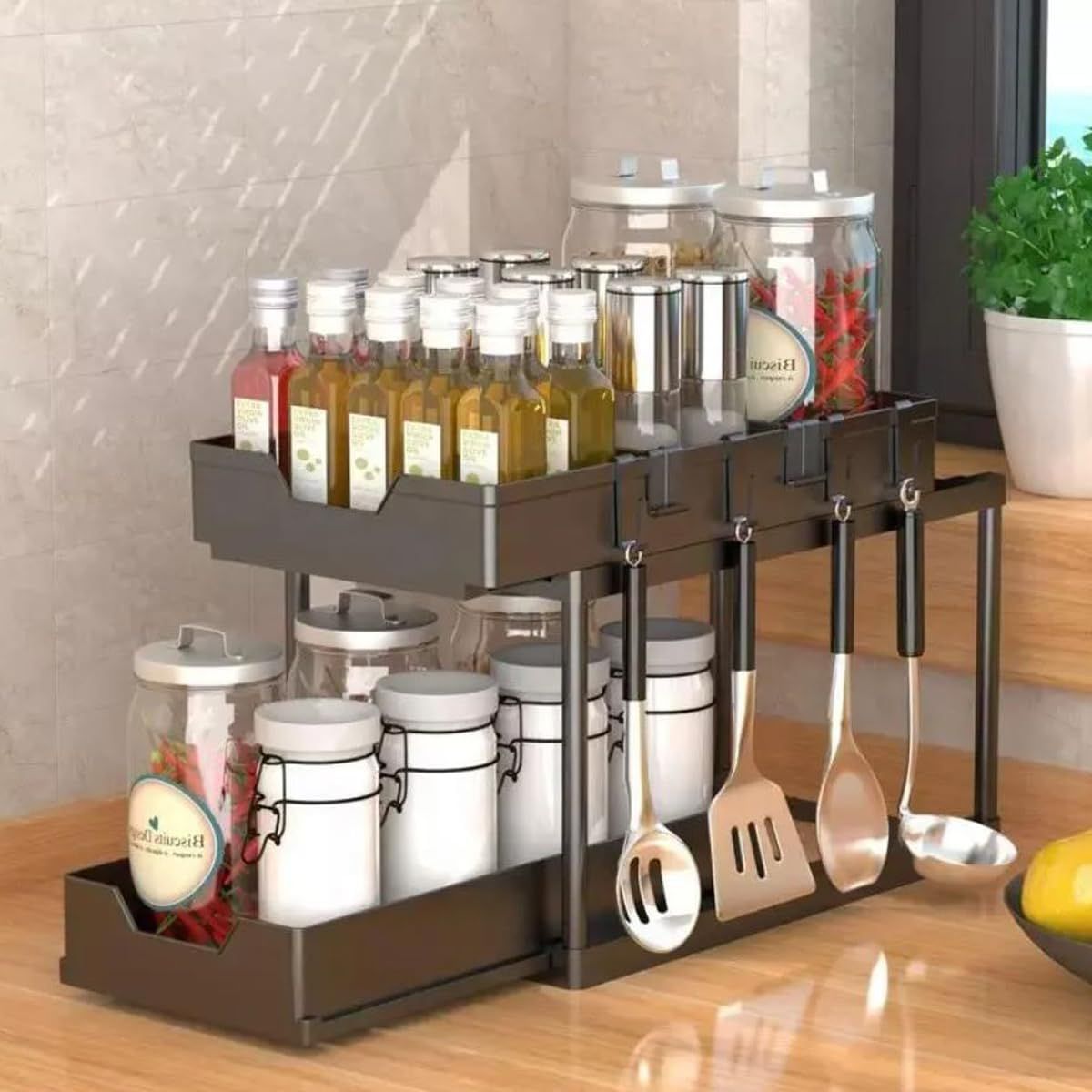 2 Tier Multifunctional Storage Rack