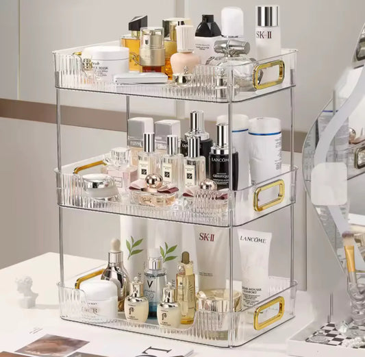 3-Tier Makeup Desk Organizer