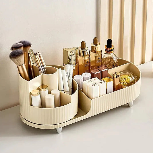 Portable Cosmetic Display Organizer-Offwhite