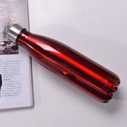 500ML Stainless Steel Water Bottle (Red)