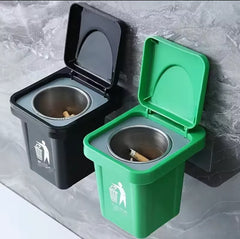 Wall Mounted Ashtray With Lid
