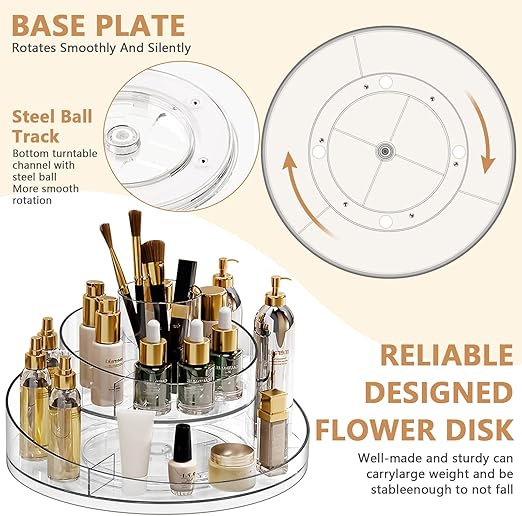 Makeup Organizer 360° Rotating Storage Organizer