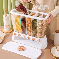 6 Grids Cereal Beans Dispenser