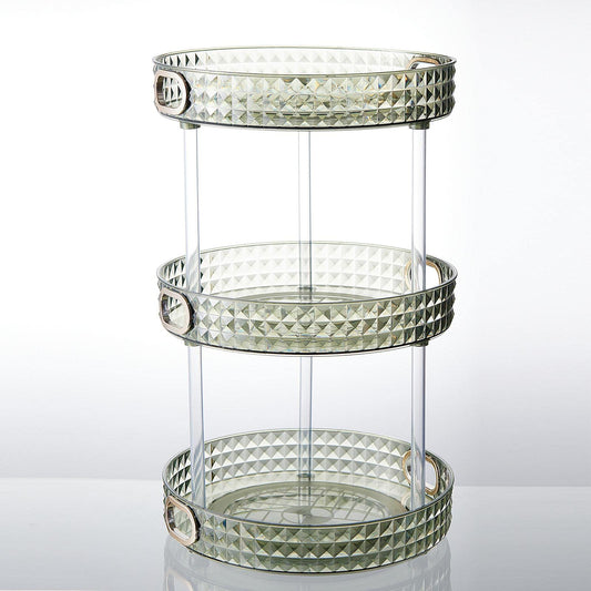 3 Layer Cosmetic Storage Organizer-Green