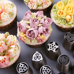 12 pcs Cake Flowers Nozzles for Decorating