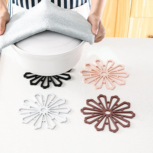6 Pcs Silicone Trivet Mat