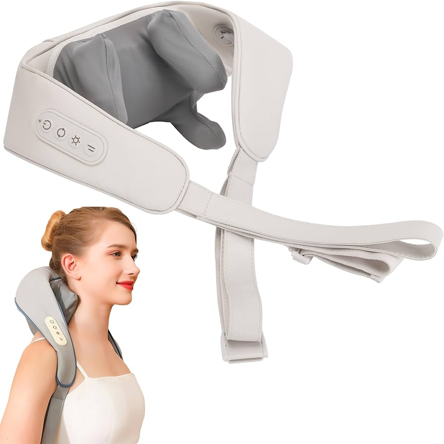 Electric Wearable Body Massager -White