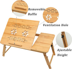Adjustable Wooden Laptop Table