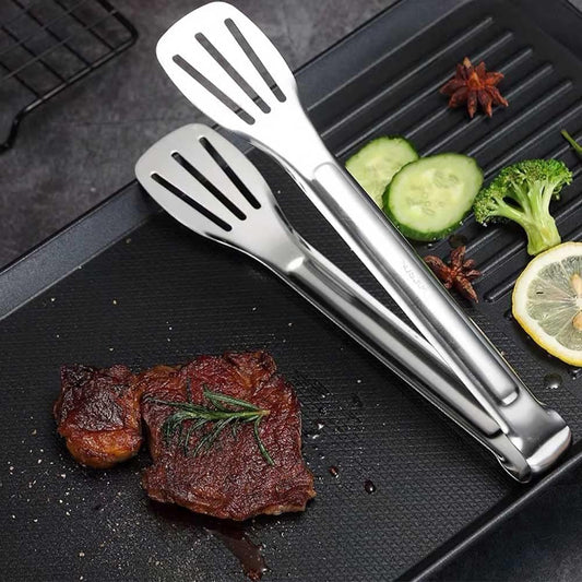 Stainless Steel Tong Medium-(Silver)
