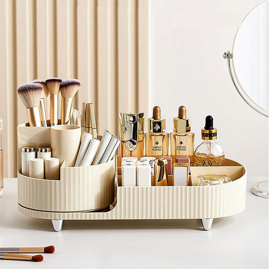 Portable Cosmetic Display Organizer-Offwhite