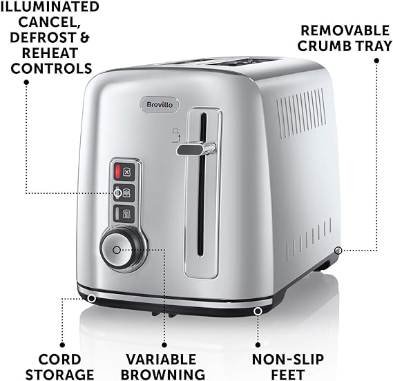 Breville Stainless Steel 2-Slice Toaster