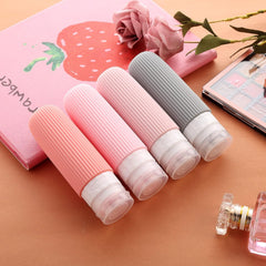 4 Pcs Silicone Travel Bottle