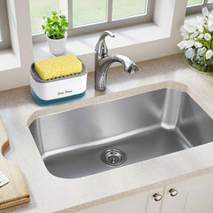 Kitchen Soap Dispenser with Sponge Holder