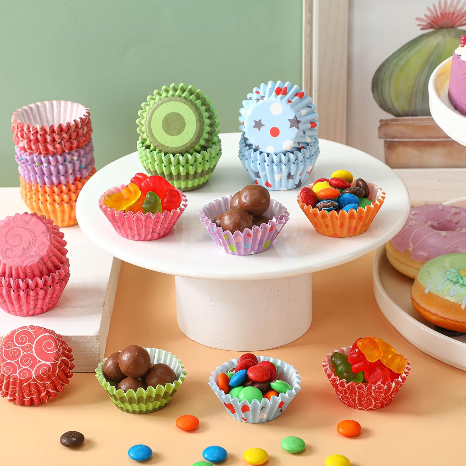 5 Designs Cupcake Liners