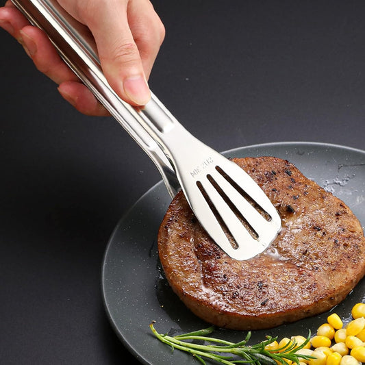 Stainless Steel Tong Medium-(Silver)
