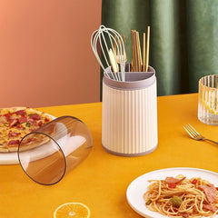 3-Grid Tableware Cutlery Holder-White