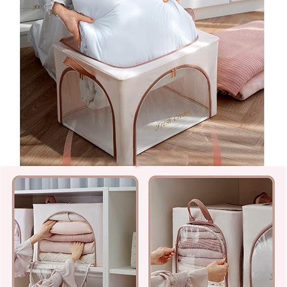 Foldable Clothes Storage Box (24L)