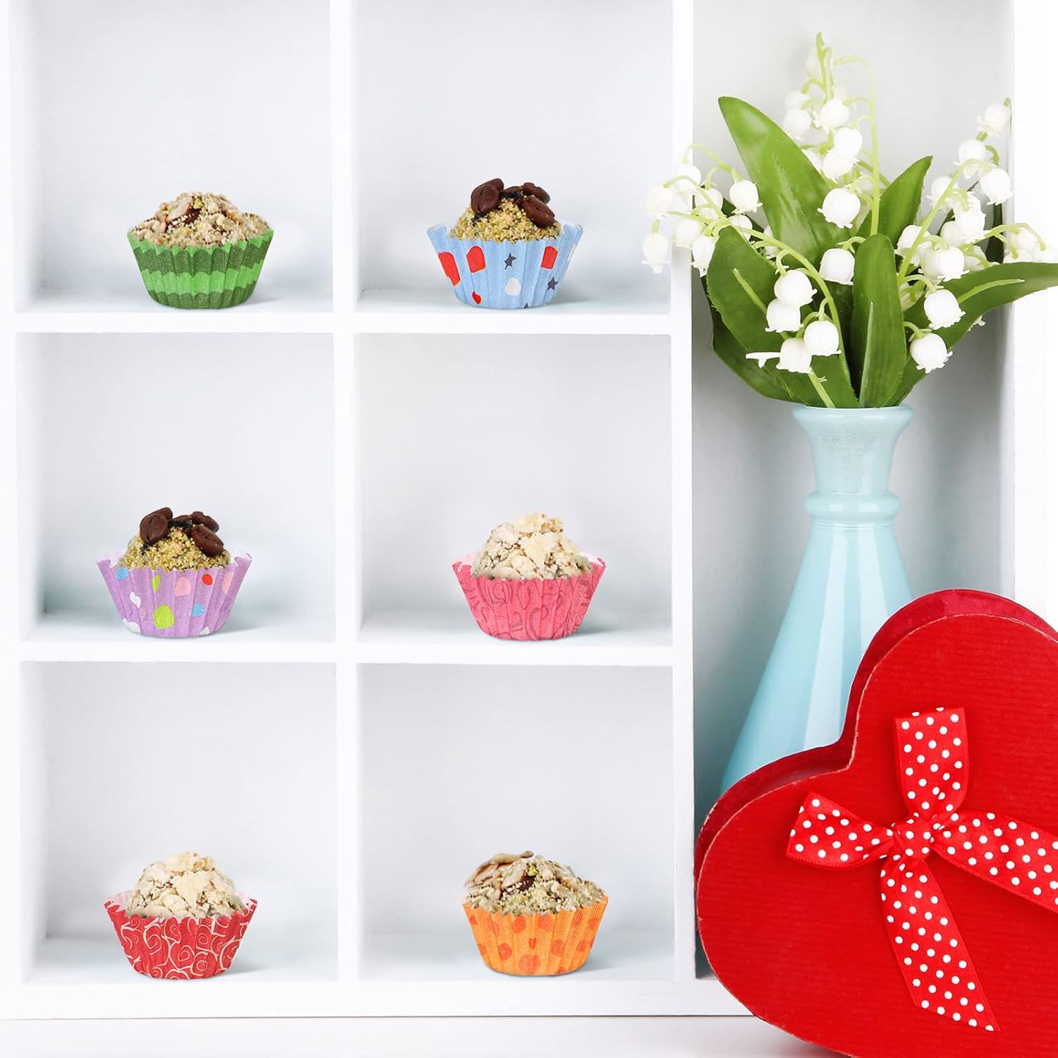 5 Designs Cupcake Liners