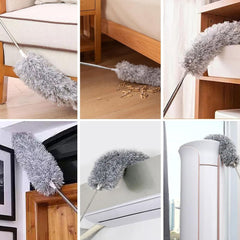 Extendable Microfiber Feather Duster-Grey