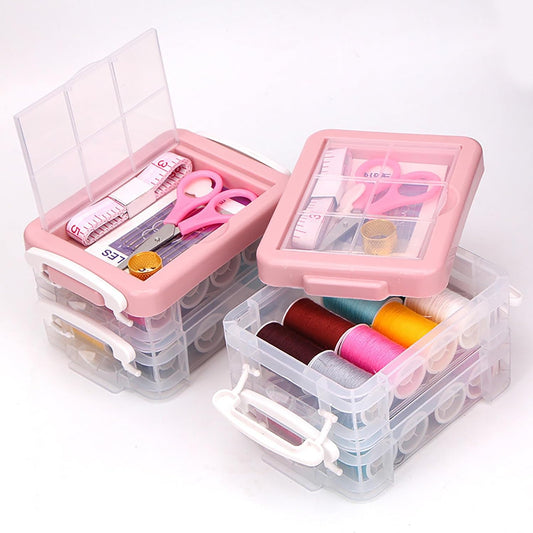 Portable Double Layer Sewing Kit