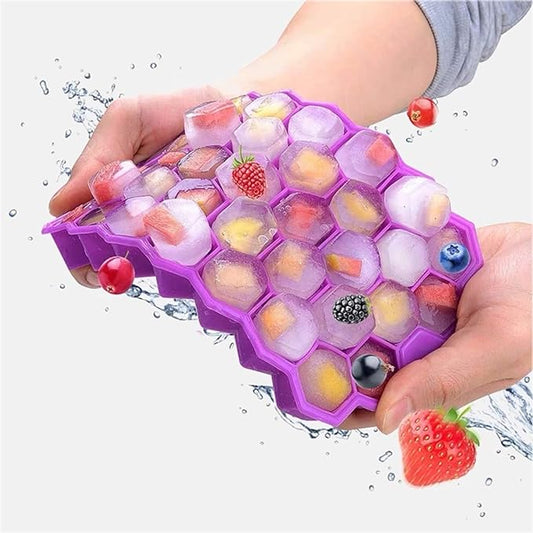Silicone Ice Cube Molds with Lid