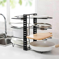 8 Layers Pots and Pans Organizer