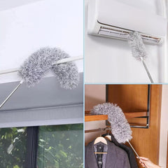 Extendable Microfiber Feather Duster-Grey