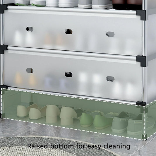 4 Layer Metal Shoe Organizer Rack