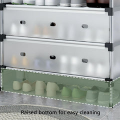 6 Layer Metal Shoe Organizer Rack
