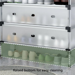 5 Layer Metal Shoe Organizer Rack