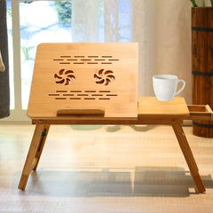 Adjustable Wooden Laptop Table