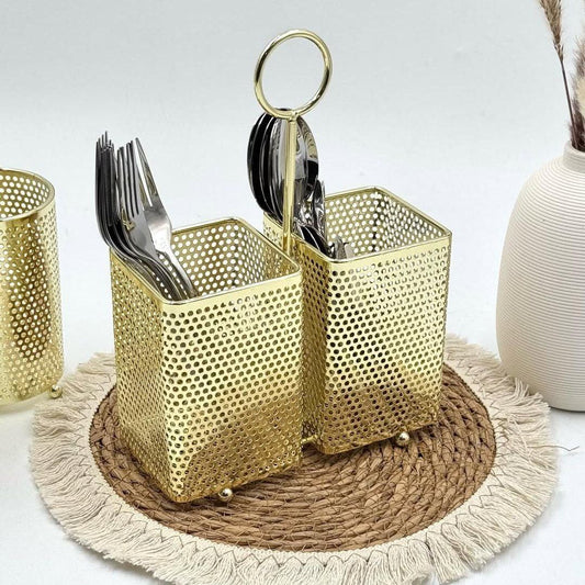 2-Section Kitchen Cutlery Organiser-Square