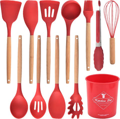 12 PCS Silicone Cooking Utensils Set-Large