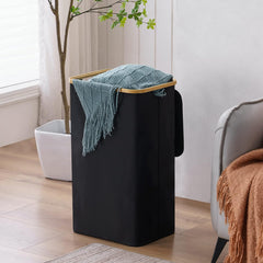 Foldable Laundry Storage Basket Black-L